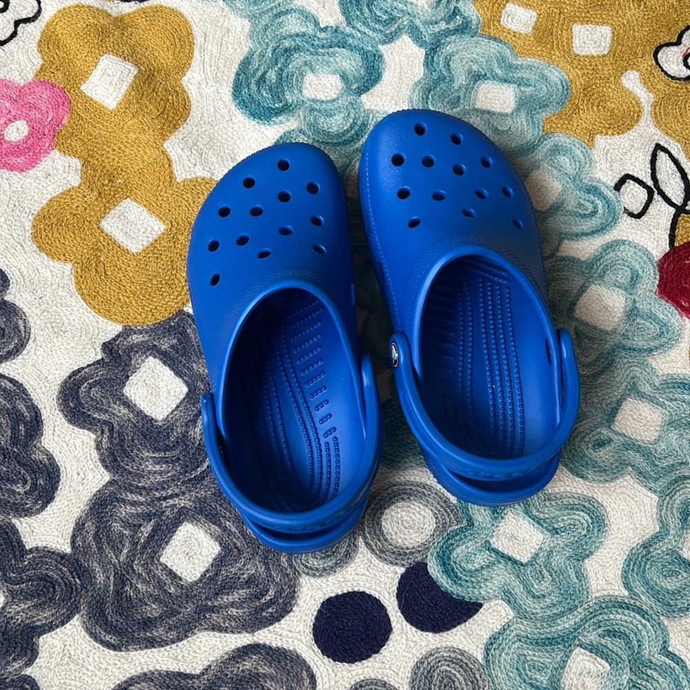 Blue Crocs